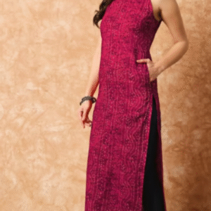 Bandhani Printed Cotton Kurta